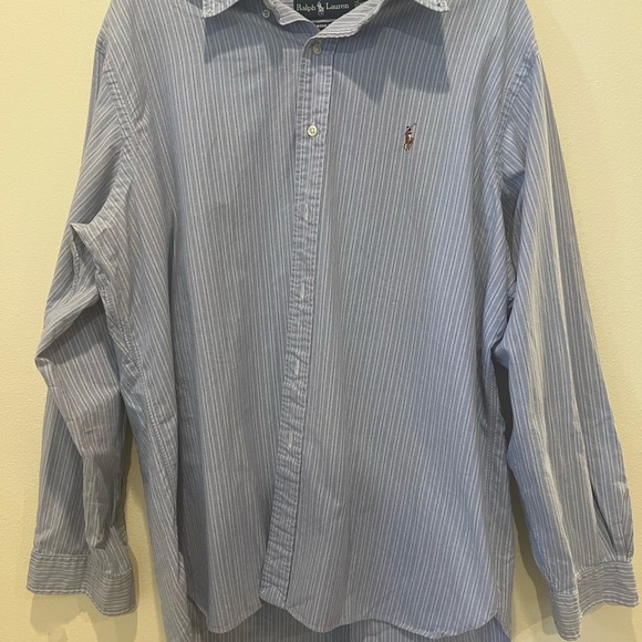 Ralph Lauren Blue Casual Button Down Shirt - Picture 1 of 4